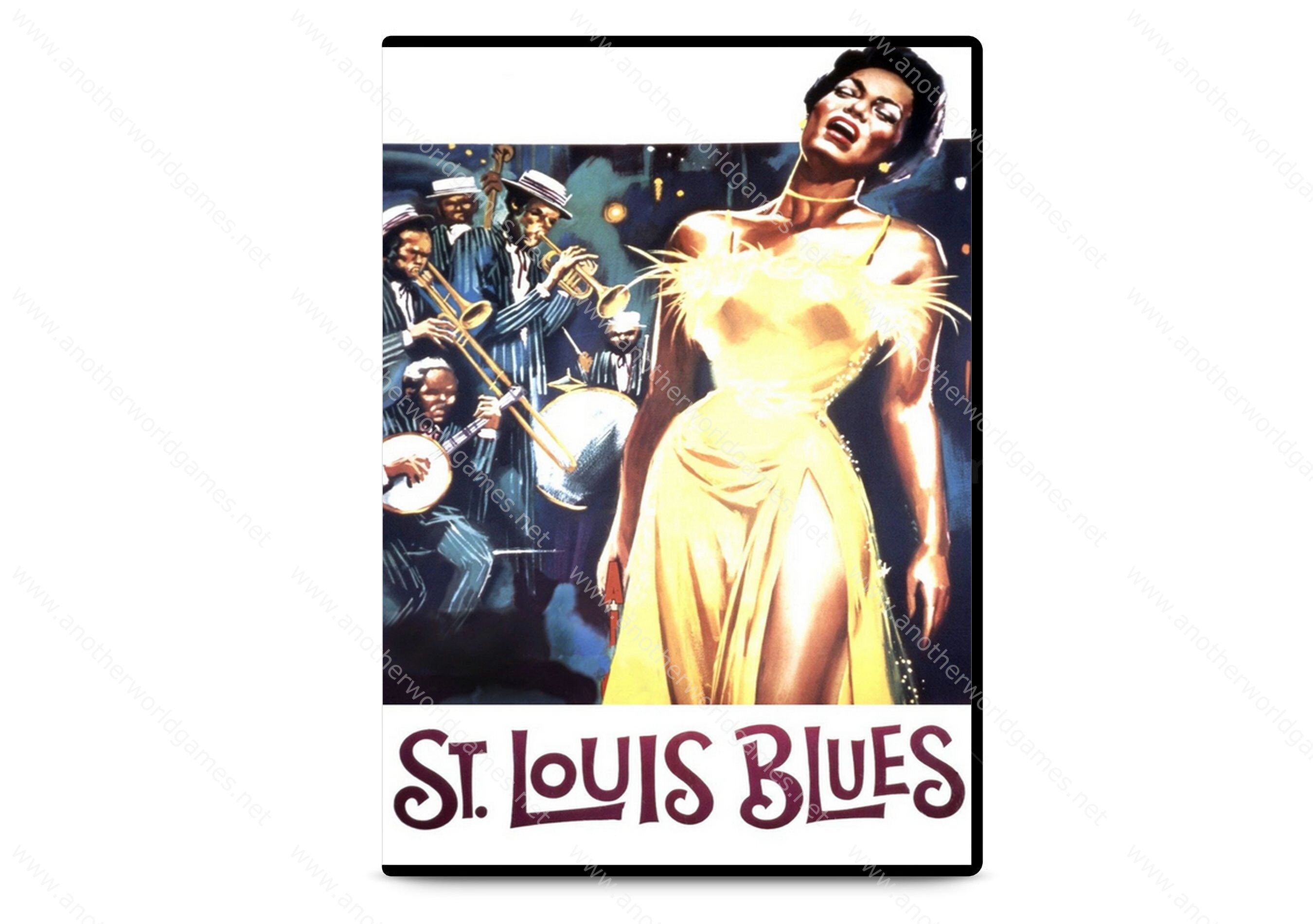 St. Louis Blues'', 1958, 3d movie poster Adult Pull-Over Hoodie by Stars on  Art - Pixels