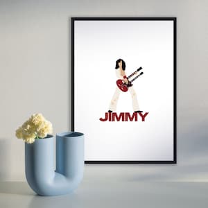 Jimmy Page Led Zeppelin Poster as digital download