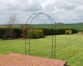 Metal Garden Arch Trellis Climbing Plant Roses Heavy Duty Black Strong Archway