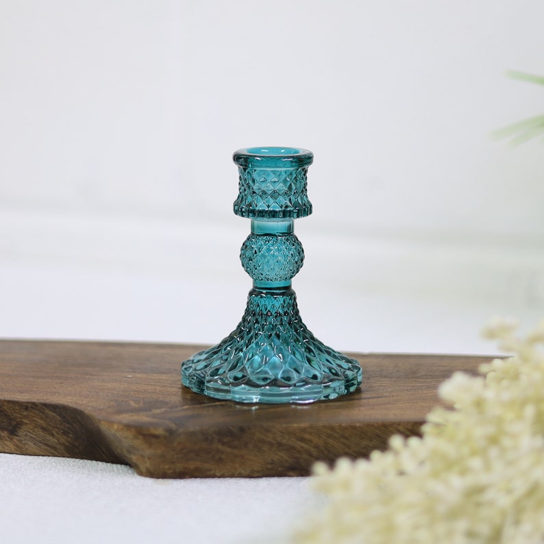 Dinner Candle Holder Jewelled Design Home Decor Glass Vintage Design Holders Candles Room Home Wedding Table Decor image 8