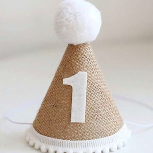 1st Birthday Hat | Year 2 + 3 Available | Baby Birthday