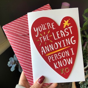 Vous êtes la personne la moins ennuyeuse que je connaisse, Saint-Valentin