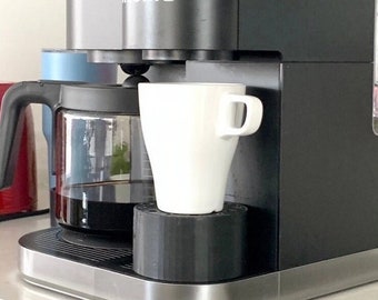 Light Mug Riser for Coffee Maker, Keurig and Cuisinart Accessories, 3.74  Wide, 1.77 Tall, Reduce Splashes and Splatters 