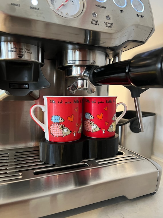 Single and Double Mug Riser for Breville Machines, Mug Risers for Espresso  Machine, Espresso Accessories, Reduce Splashes and Splatters 