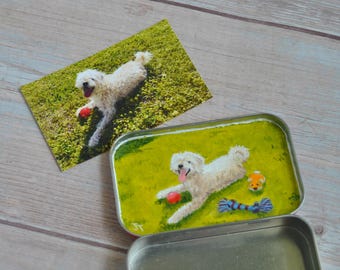 Custom Miniature Oil Painting in Altoids Tin | Personalized Tiny Art from Your Photo | Unique Handmade Gift