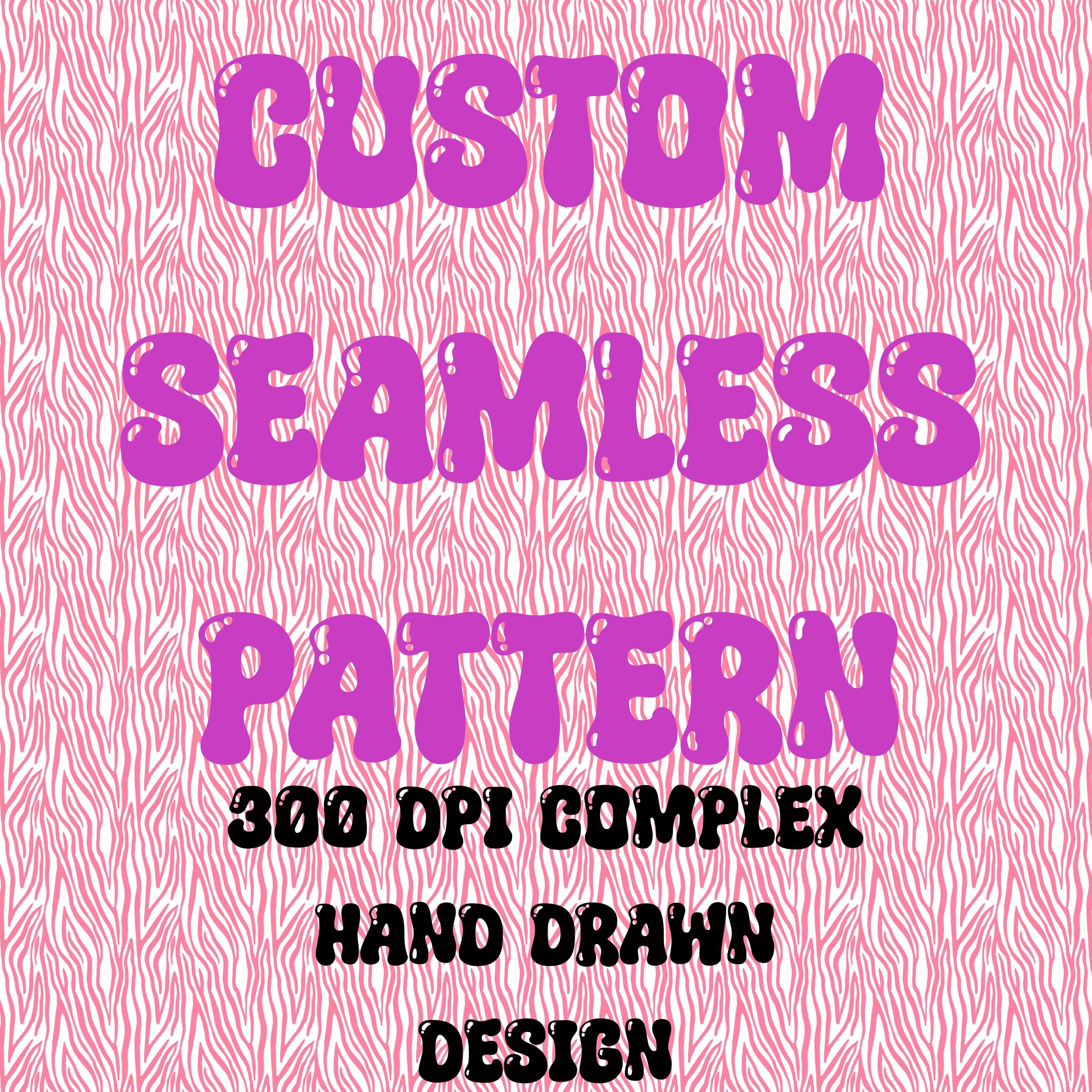 Custom Complex Seamless Pattern Png Digital Design 300 Dpi Digital ...