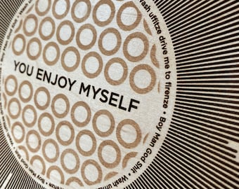 Phish - Engraved Sound Wave art
