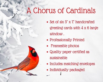 A Chorus of Cardinals Greeting Cards