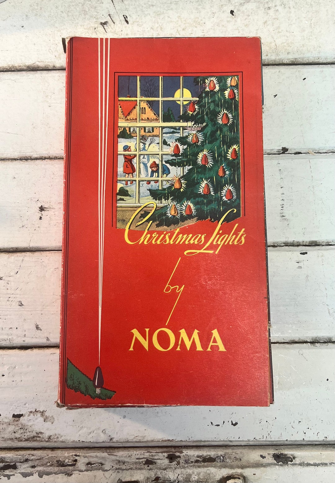 Vintage NOMA Christmas Lights Box/ Holiday Decor/ Please Read Etsy