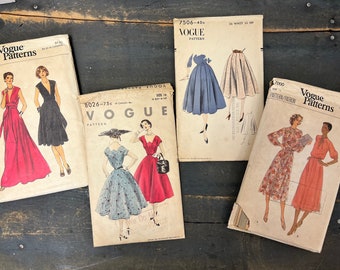 Vintage Vogue Patterns 1950’s-1970’s