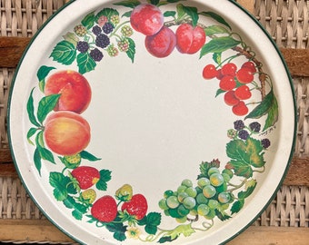 Vintage Potpourri Press Summer Fruits Serving Tray