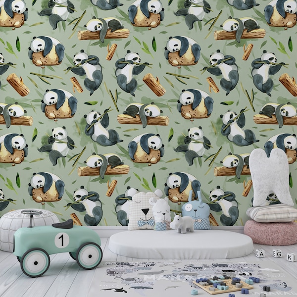 Panda Wallpaper Etsy