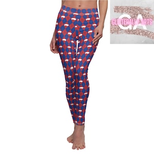 Buffalo Argyle || Buffalo NY || Women&#39;s Cut & Sew Casual Leggings