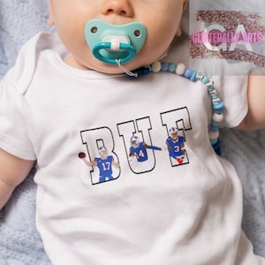 BUF Football || Buffalo Onesie || Infant Fine Jersey Onesie