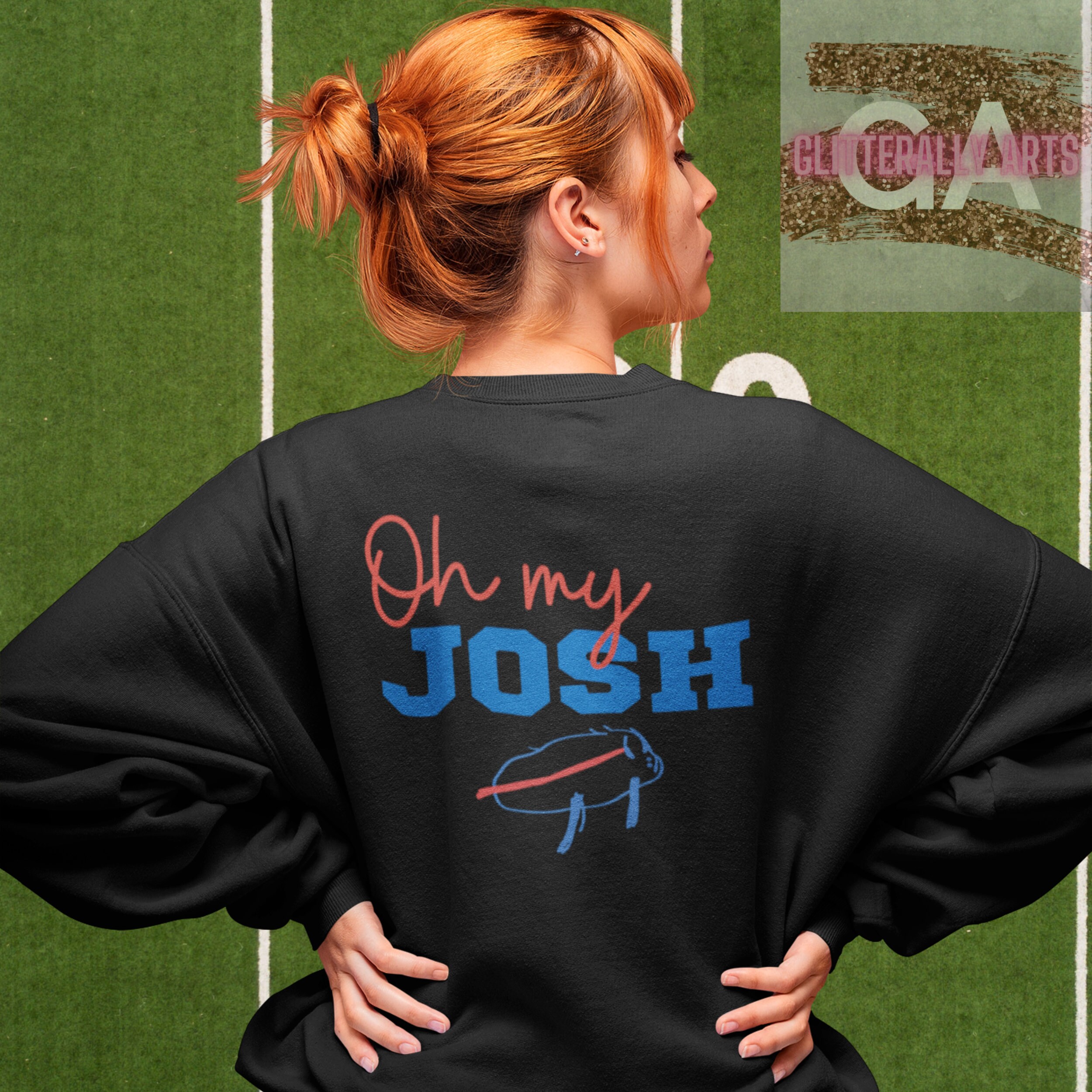 Buy Oh My Josh Buffalo Football Apparel Unisex Nublend® Online in India -  Etsy
