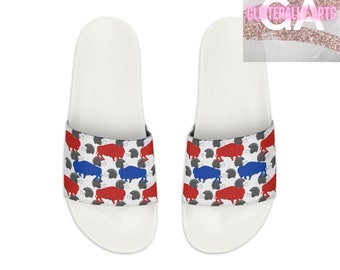 Buffalo Football Helmets || Buffalo Slides || Women's Slide Sandals