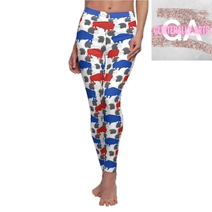 Buffalo Football Helmets || Buffalo NY || Women&#39;s Cut & Sew Casual Leggings