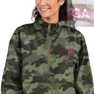 716 Buffel || Buffalo-kleding || Geborduurd opvouwbaar kampioensjack