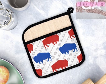 Buffalo Football || Football Decor || Pot Holder with Pocket