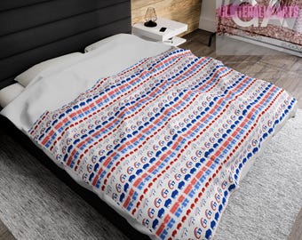 Jeté Buffalo Allen || Cadeau pour maison neuve || Couverture en peluche en velours
