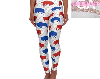 Buffalo Football || Buffalo NY || High Waisted Yoga Leggings