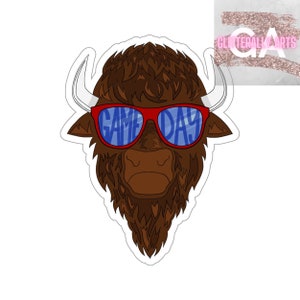Buffalo Game Day || Buffalo Gift || Kiss-Cut Stickers