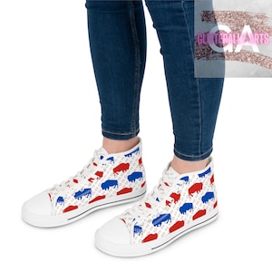 Buffalo Football || Buffalo Shoes || Women&#39;s High Top Sneakers