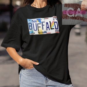 Buffalo Kenteken || Buffalo Apparel || Unisex Zwaar KatoenEn T-shirt