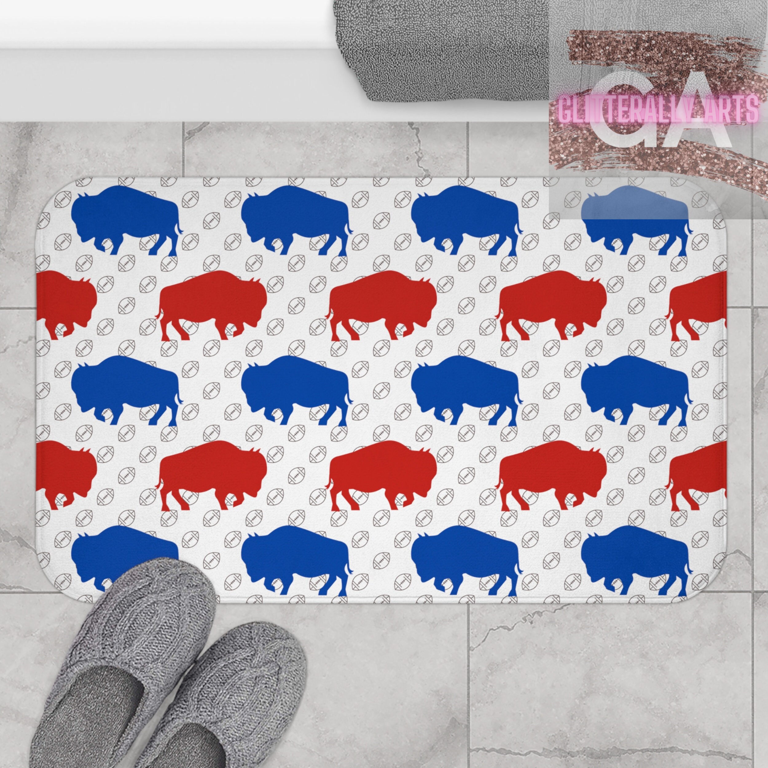 Zoo Bflo - Memory Foam Bath Mat – Buffalo Apparel Company