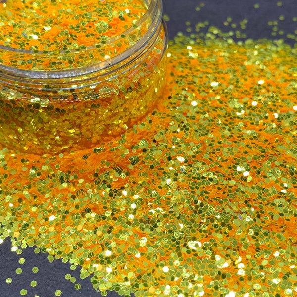 Pineapple || Yellow Colorshift Glitter || Polyester Glitter || 1/24