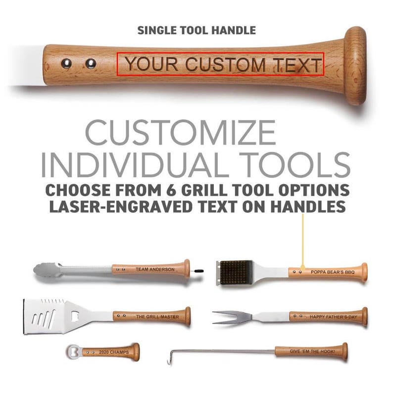 Baseball BBQ Triple Play BBQ Tools - Thumbnail 4