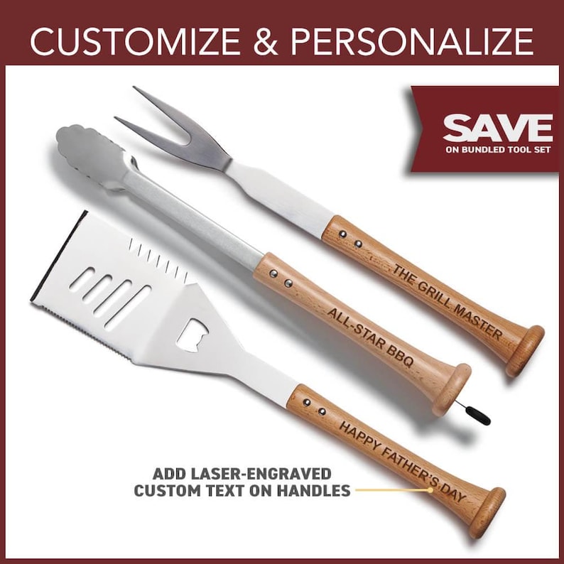 Baseball BBQ Triple Play BBQ Tools - Thumbnail 3