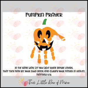 Pumpkin Prayer - Matthew 5:16 - Jack-o-lantern - Halloween - Pumpkin ...