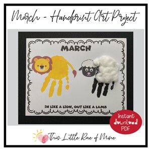 In Like a Lion Out Like a Lamb - Etsy