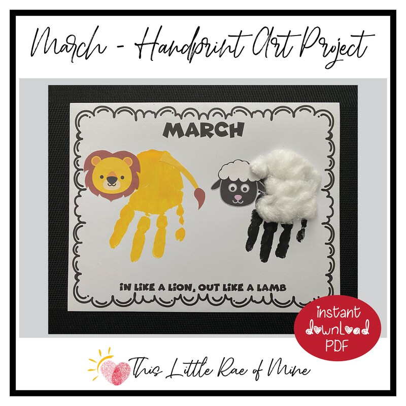 March in Like a Lion - Etsy