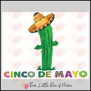 Cinco De Mayo - May 5th - Fifth of May - Cactus - Mexico - Handprint ...