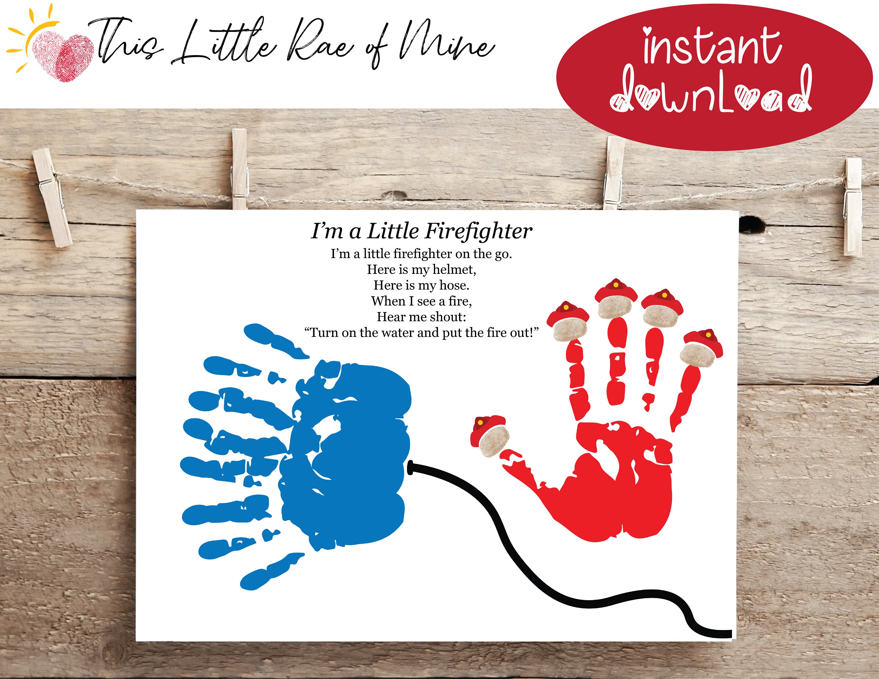Little firefighter fire safety prevention week fire dept etsy