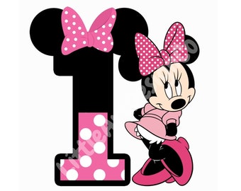 minnie mouse one etsy