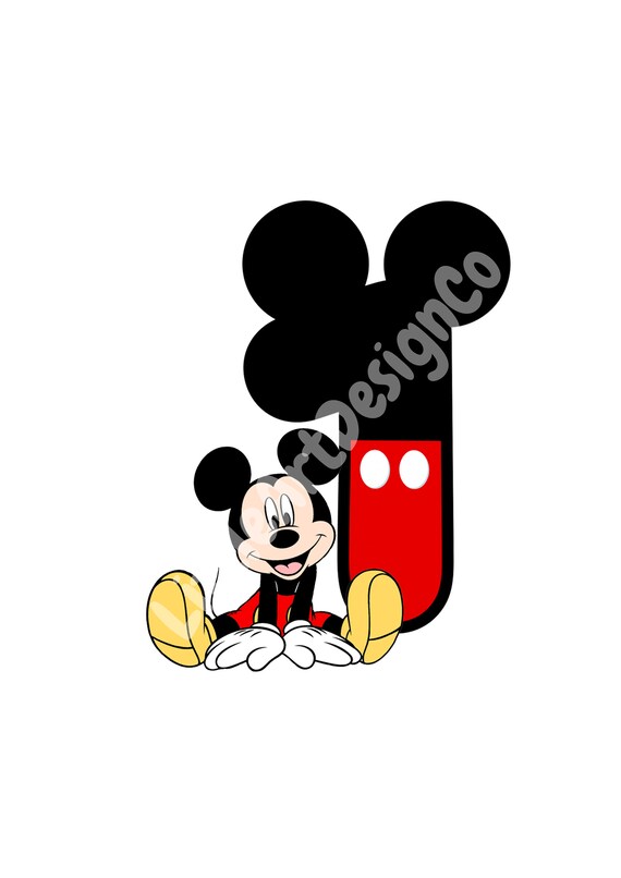 printable mickey mouse 1st birthday cake topper birthday etsy