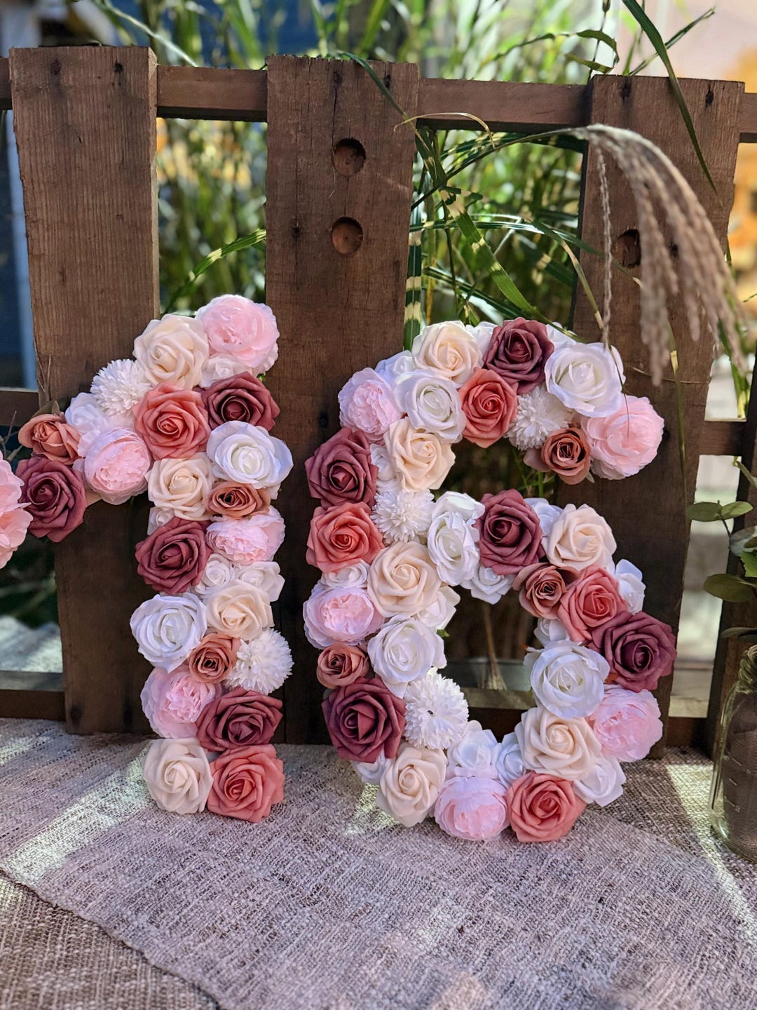 Number 16 Roses Shape Wooden 16 With Flowers - Can Be Customized - Etsy