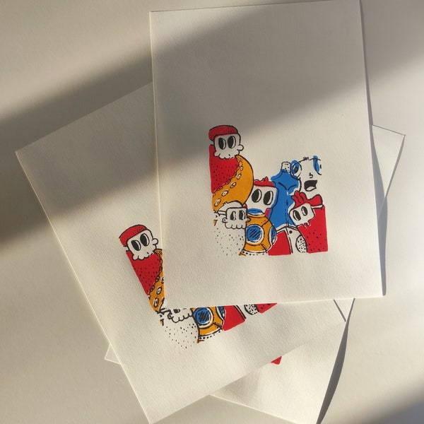 Screen Printing Art Etsy