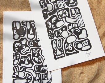 original drawings &quot;black series&quot; watercolor