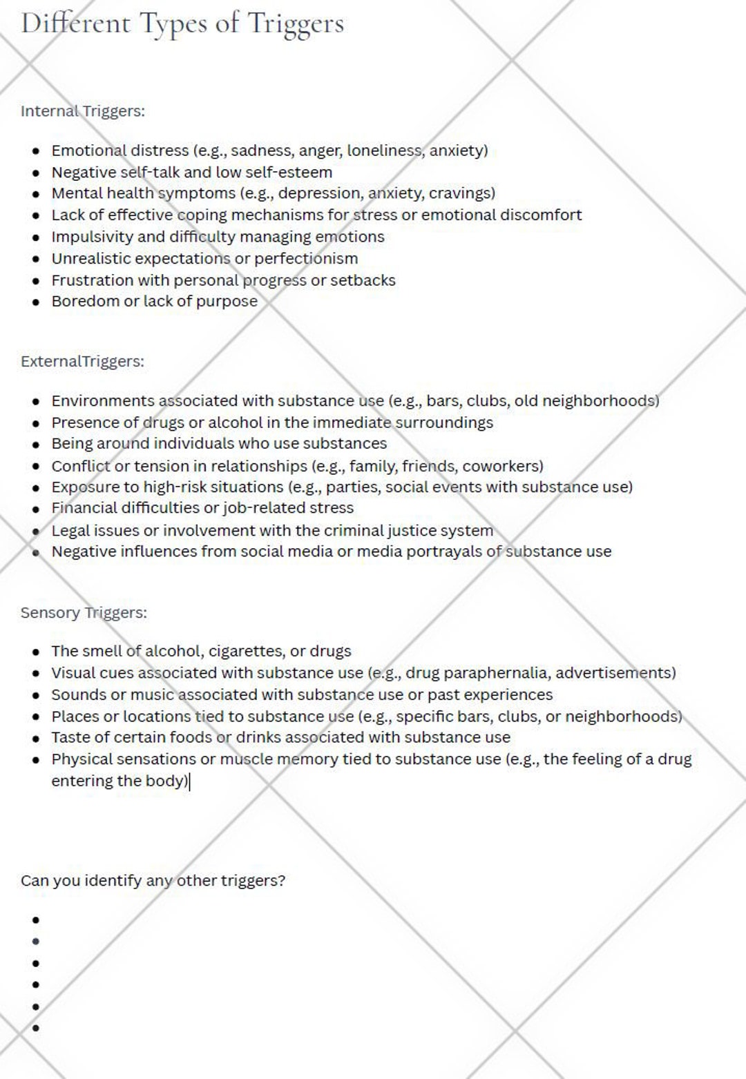 Different Types of Triggers - Etsy