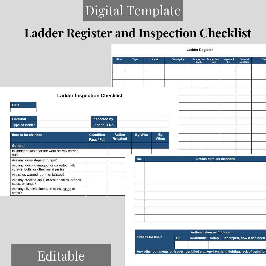 Ladder Inspection Checklist - Stay Safe on Your Next Climb ...