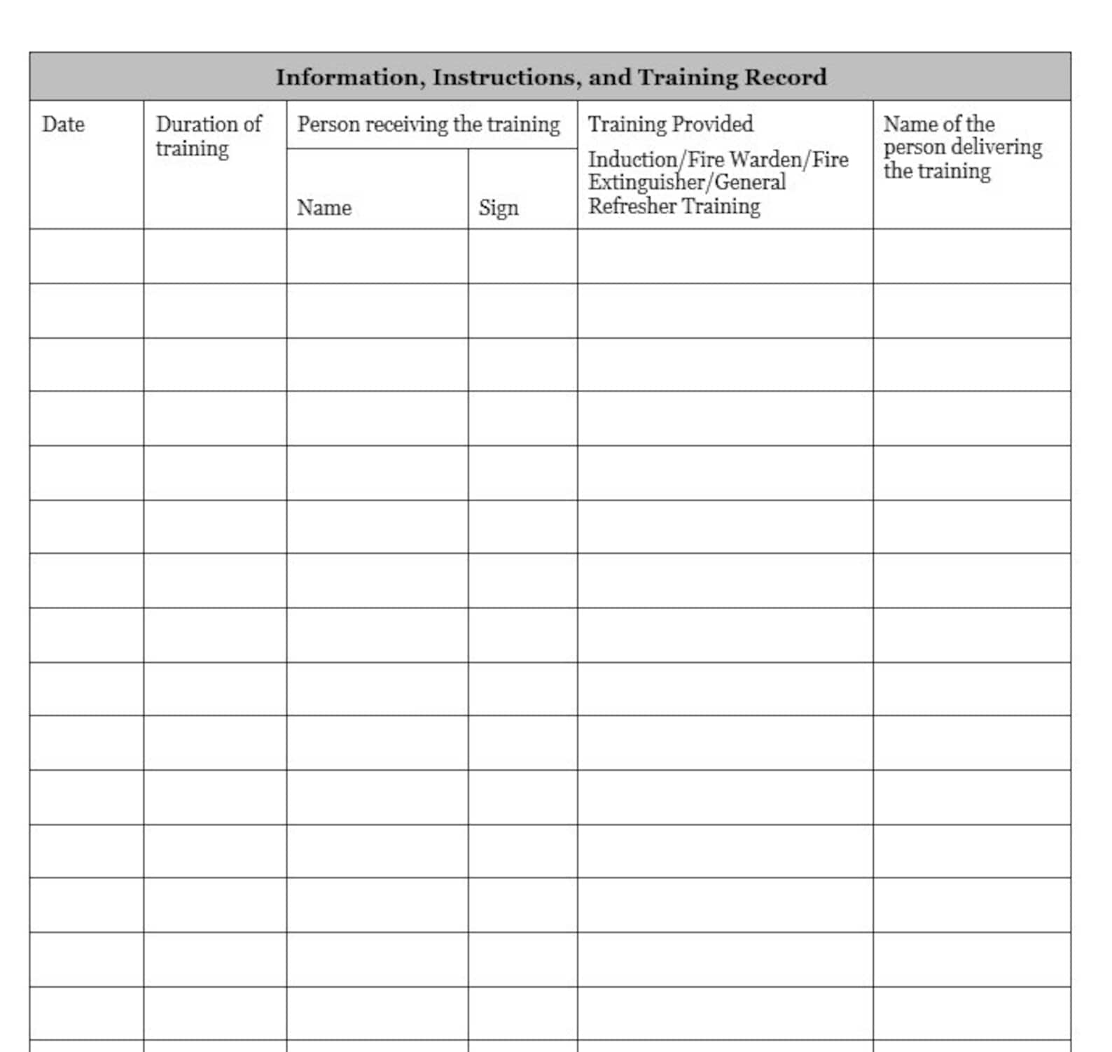 Fire Safety Log Book Fire Safety Log Book Printable Fire Safety Log ...
