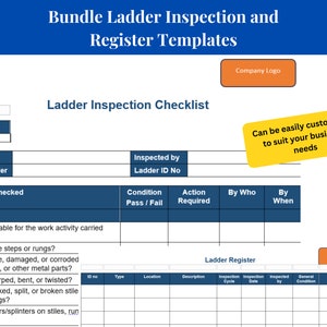 Ladder Inspection Checklist - Stay Safe on Your Next Climb! | Comprehensive Ladder Inspection Checklist and Ladder Register