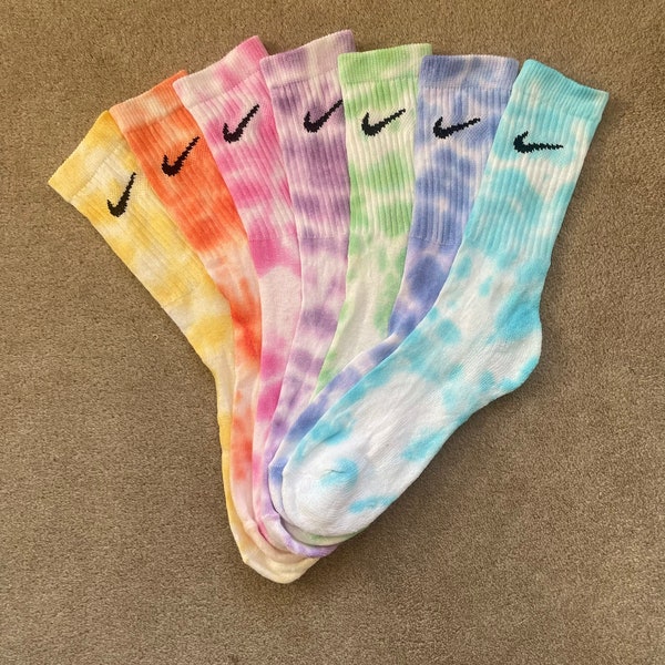 nike hand dyed tie dye everyday crew socks | stocking filler | Christmas gift