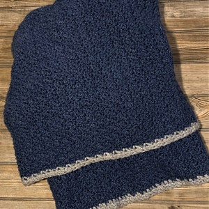 Obsessed With Denim Crocheted Throw PDF Pattern