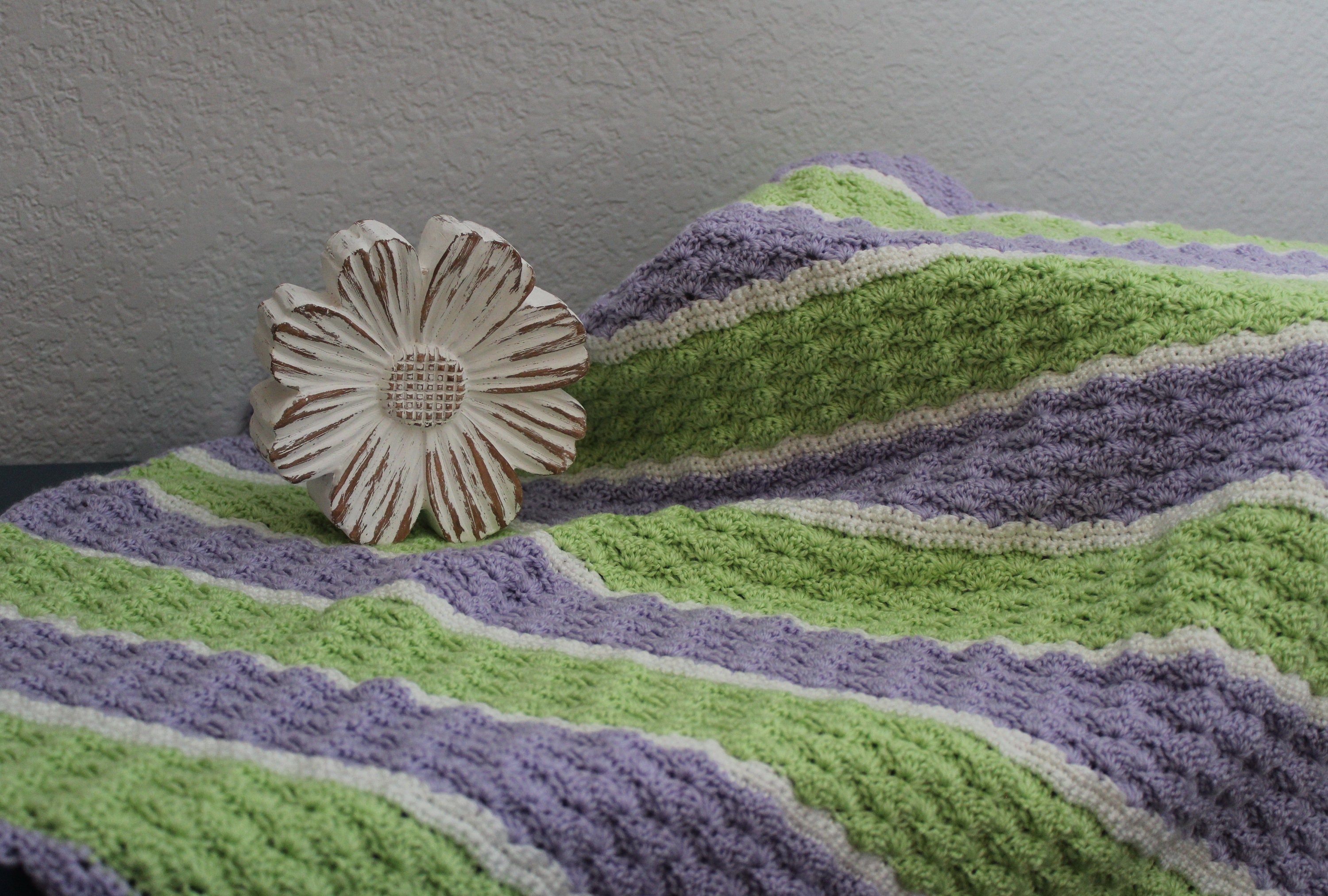 34 Fun Crochet Clover Patterns Perfect for St. Patrick’s Day 17 Fields of Clover Baby Afghan