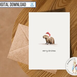 Carte de joyeux Noël à imprimer, carte de vœux, carte de Noël, téléchargement numérique, carte de Noël drôle, carte de Noël minimale, carte de vœux simple